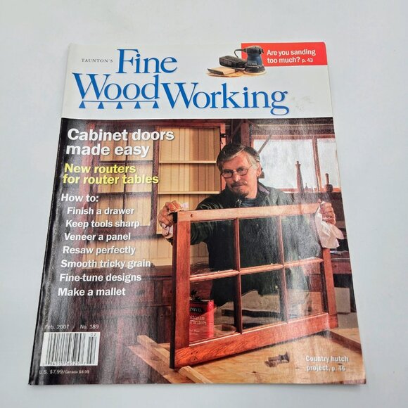 Tauton’s Fine Woodworking Magazine Lot February April June August October Decemb - Picture 6 of 15